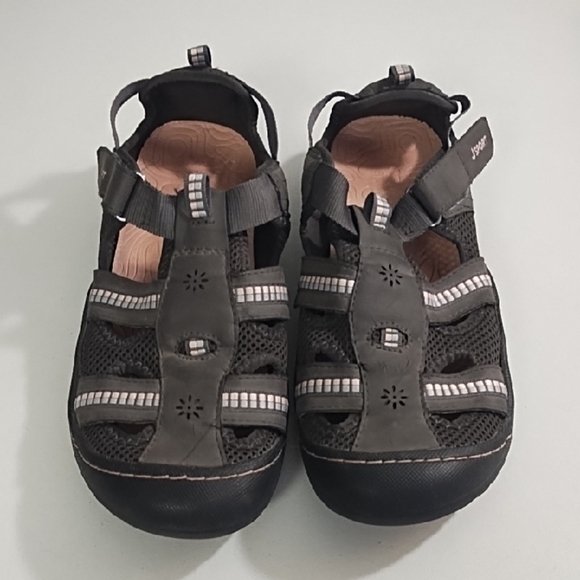 JSPORT Black Gray Pink Light Blue comfort Outdoor Sandals 8.5 - Picture 12 of 12